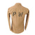 Original U.S. WWII Army Shirt with Axis Prisoner of War PW Stencils Original Items