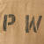 Original U.S. WWII Army Shirt with Axis Prisoner of War PW Stencils Original Items
