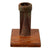 Original British WWII Coventry Blitz German Luftwaffe 1kg Incendiary Fritz Fire Bomb Tail Section on Wooden Base Found at Coventry Cathedral with Written Provenance