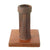 Original British WWII Coventry Blitz German Luftwaffe 1kg Incendiary Fritz Fire Bomb Tail Section on Wooden Base Found at Coventry Cathedral with Written Provenance