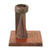 Original British WWII Coventry Blitz German Luftwaffe 1kg Incendiary Fritz Fire Bomb Tail Section on Wooden Base Found at Coventry Cathedral with Written Provenance