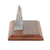Original German WWII Me-109 Fragment of Wing from Altenburg Airbase in Germany Mounted on Wooden Base
