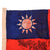 Original Chinese WWII Multi-Piece National Flag of the Republic of China with Extended Header & Header Marking - 26 ½ x 36”
