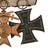 Original German WWI Era Medal Bar with 1914 EKII, Bavarian Merenti Cross, Hindenburg Cross, and More - 6 Awards Original Items