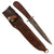 Original German WWII Bakelite Handle Trench Fighting Knife by PUMA-Werk with Custom Leather Sheath Original Items