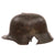Original Imperial German WWI Rare Large Size Battle Damaged M16 Stahlhelm Helmet Shell with Heavy Shrapnel Gouges - Marked TJ68