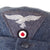 Original German WWII Luftwaffe M43 Einheitsmütze Field Cap with RBNr. Marking, Size 58, Dated 1944