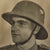 Original German WWII Framed Large Size Photograph of Afrikakorps Soldier with 2nd Pattern DAK Sun Helmet Helmet & SS Skull on Tie - 17⅛ x 20⅛”