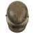 Original Imperial German WWI Named M16 Stahlhelm Helmet with Zig-Zag Panel Camouflage Paint - Stamped ET66 Original Items