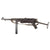 German WWII Replica MP 40 Cap Plug Firing Submachine Gun with Magazine & Original WWII Leather Sling by MGC Japan