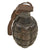 Original U.S. WWI Extremely Rare Inert Mk. I Defensive Grenade with Original Fuse and Lever - Excellent Original Items
