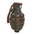 Original U.S. WWI Extremely Rare Inert Mk. I Defensive Grenade with Original Fuse and Lever - Excellent Original Items