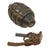 Original U.S. WWI Extremely Rare Inert Mk. I Defensive Grenade with Original Fuse and Lever - Excellent Original Items