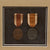 Original German WWII Framed West Wall Medal Group with 1940 Award Document to Erich Kurz and Two Medals - 11" x 21"