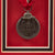 Original German WWII Russian Front Ostmedaille with Named Award Document to Alfred Lechner, Kraftwagen-Transport-Abteilung 567 & Pencil Artwork - Modern Custom Framed - 21” x 13”