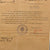 Original German Pre-WWII Framed 1935 NSKOV Employment Document for War Veteran Wilhelm Blessin with Membership Badge, 13" x 18 1/2" Original Items