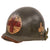 Original U.S. WWII McCord Front Seam Swivel Bale Helmet with Replicated Medic 327th Glider Infantry Airborne Markings & CAPAC Liner Original Items