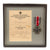 Original German WWII 1939 Iron Cross 2nd Class EKII with Named Award Document to Aufklärungs-Abteilung 94 - Modern Custom Framed - 10 ½” x 10 ½”
