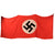 DRAFT Original German WWII USGI Captured & Signed NSDAP Double Sided Political Flag - 31" x 52" (Copy) Original Items