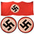 Original German WWII U.S. 259th Field Artillery Captured & Signed NSDAP Large Double Sided National Political Banner Flag with 54 Names - 48 x 114” Original Items