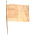 Original French Early 20th Century République Française “RF” Civic Flag Display with Three Tricolor Flags & Poles