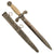 Original Croatian Land Army Model 1941 Dagger by Braca Knaus of Zagreb with Scabbard Original Items