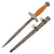 Original German WWII 2nd Model Luftwaffe Officer Dagger by Rare Maker Artur Schüttelhöfer & Co. with Scabbard