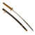 Original WWII Japanese Navy Officer P1937 Kai-Gunto Katana Sword with Scabbard, Matched Number 8 4