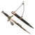 Original German Pre-WWII Early 1st Model Luftwaffe Fliegerdolch Dagger by WMW Waffen with OLC Chain Hanger & Portepee - 1934-1937