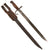 Original Japanese WWII Early Arisaka Type 30 Hooked Quillon Bayonet by Kokura Arsenal with Scabbard & Frog Original Items