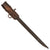 Original Japanese WWII Early Arisaka Type 30 Hooked Quillon Bayonet by Kokura Arsenal with Scabbard & Frog Original Items