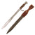 Original German WWI M1898/05 n/A Butcher Bayonet & Steel Scabbard with Leather Belt Frog by Carl Eickhorn - Dated 1917