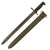 Original U.S. WWII 16” Model 1905 (M1942) M1 Garand Bayonet by Union Fork & Hoe Dated 1942 with Original M3 Scabbard Original Items