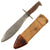 Original U.S. WWI Model 1917 Bolo Knife by Plumb of Philadelphia with Canvas Scabbard - Dated 1918