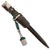 Original German Pre WWII Long Dress Sawback Bayonet by Carl Eickhorn with Scabbard, Frog, and Troddel Knot Original Items