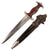 Original German WWII Early NSKK Dagger by Robert Herder with Black Scabbard and Rare Assmann Vertical Hanger Original Items