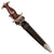 Original German WWII Early NSKK Dagger by Robert Herder with Black Scabbard and Rare Assmann Vertical Hanger Original Items