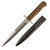 Original German WWII Luftwaffe Fallschirmjäger Fighting Knife with Scabbard - Weimar Eagle 5 Marked Original Items