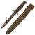 Original U.S. WWII Blade Marked Second Pattern M3 Fighting Knife by Camillus with M8 Scabbard by B.M. Co. Original Items