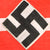 Original German Pre-WWII / WWII HJ Youth Organization Bicycle Pennant with Metal Suspension Rings, 5 1/2" x 9 7/16"