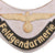 Original German WWII Feldgendarmerie Police Gorget by J.C. Maedicke of Berlin with Phosphorescent Paint and Neck Chain Original Items