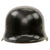 Original German WWII Ordnungspolizei Civic Police Double Decal M34 Square Dip Steel Helmet by Eisenhüttenwerke Thale