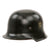 Original German WWII Ordnungspolizei Civic Police Double Decal M34 Square Dip Steel Helmet by Eisenhüttenwerke Thale