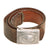 Original German Pre-WWII Luftwaffe EM/NCO Brown Leather Belt by Carl Hepting & Co. with Early Droop Tail Eagle Aluminum Buckle, Dated 1937 Original Items