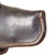 Original German WWII Walther P38 Black Softshell Leather Holster by Hans Römer - Dated 1944 Original Items