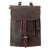 Original German Pre-WWII Luftwaffe Officer M35 Brown Leather Dispatch Map Case by Heinrich Sohn, Depot and Unit Marked, Dated 1938