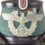 Original German WWII 1937 Dated Metropolitan Police Officer Tschako by Hans Römer, Size 55, with Replica Cockade and Chinstrap