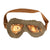 Original German WWII Heer 2nd Model Tropical Sun Helmet by J.H. Soffel with Goggles, 1942 Dated, Service Worn