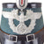 Original German WWII 1937 Dated Metropolitan Police Officer Later Pattern Tschako Shako by Maury & Co. with 1938 Klein & Quenzer Cockade and Chinstrap, Size 54 1/2