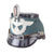 Original German WWII 1937 Dated Metropolitan Police Officer Later Pattern Tschako Shako by Maury & Co. with 1938 Klein & Quenzer Cockade and Chinstrap, Size 54 1/2